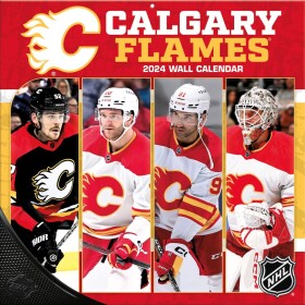 JF Turner Kalendář Calgary Flames 2024 Wall Calendar