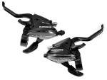 Řadící + brzdové páky SHIMANO STEF510 3+7 speed, black (Řazení + brzdící páčky SHIMANO 3 x 7 speed)
