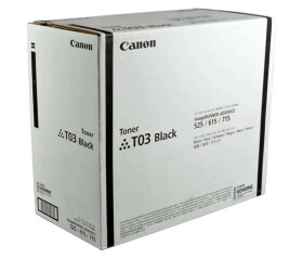 CANON toner T03 BK černý pro imageFORCE 710 series (51 500 str.) - originální EDF_1589038