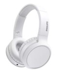 Philips TAUH202 bílá / Bezdrátová sluchátka s mikrofonem / 15 hodin / Bluetooth 4.2 (TAUH202WT)