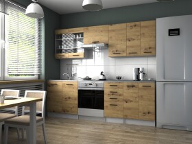FRONTI Kuchyňská linka PAMELA 240x180 - Artisan