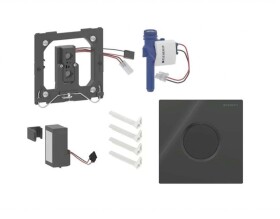 GEBERIT - Elektronické ovládání splachování pisoárů typ 01, bateriové napájení, černá 116.031.DW.5