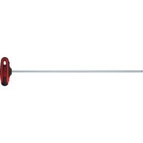 KS Tools 158.5126 Rukojeť s povrchem ERGOTORQUEplus® T RIBE profil, extra dlouhá, 9 mm