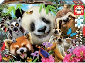 EDUCA Puzzle Selfie černookých kamarádů
