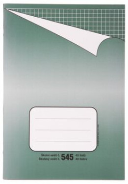 Školní sešit BOBO 545 bezdřevý