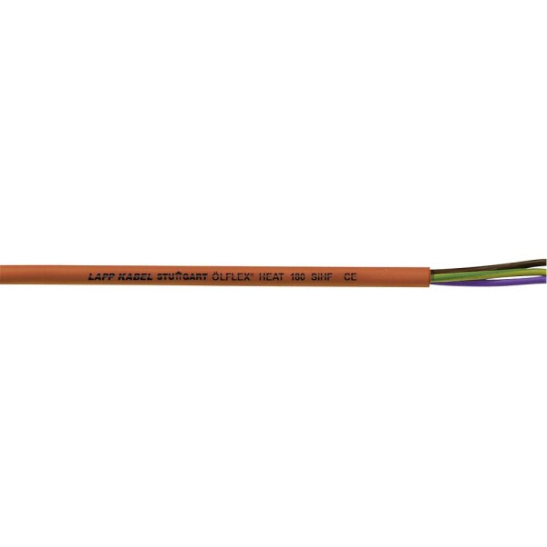 LAPP ÖLFLEX® HEAT 180 SIHF 46042/1000 vysokoteplotní kabel 24 G 1.5 mm², 1000 m, červená, hnědá