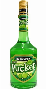 De Kuyper Pucker Sour Apple / Likér / Jablko / 15 % / 0,7 l (8710625502125)
