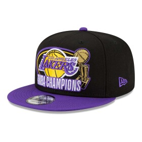 New Era Pánská kšiltovka Los Angeles Lakers NBA 2020 Champs 9FIFTY Snapback - Černá a fialová