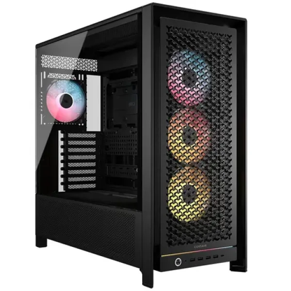 Corsair FRAME 5000D RS ARGB černá / E-ATX / 4x USB-A / 1x USB-C / 4x 140mm / bez zdroje / průhledná bočnice (CC-9011309-WW)
