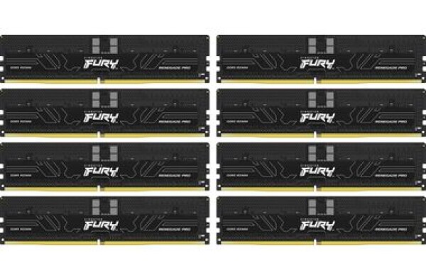 Kingston FURY Renegade Pro Black XMP 128GB (8x16GB) DDR5 5600MHz / CL36 / DIMM / ECC / XMP / 1.25V (KF556R36RBK8-128)