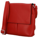 Stylová dámská koženková crossbody kabelka Katia, červená