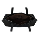 Velká a prostorná dámská koženková taška Nathalie, tmavě zelená