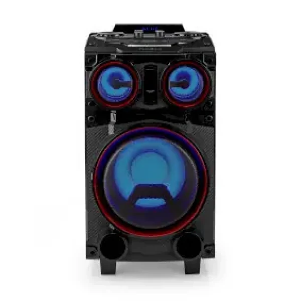 Nedis Reproduktor Bluetooth® Party / Maximální doba přehrávání na baterie: 6.5 hod / 120 W / Držadlo (SPPT800BK)