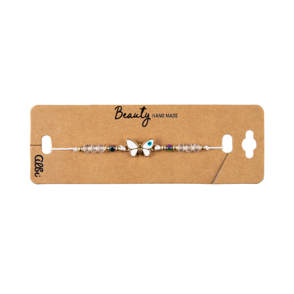 Náramek - Bílý motýlek - Albi