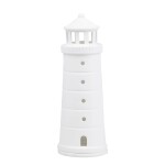 Räder Porcelánová lucerna Lighthouse 18 cm, bílá barva, porcelán