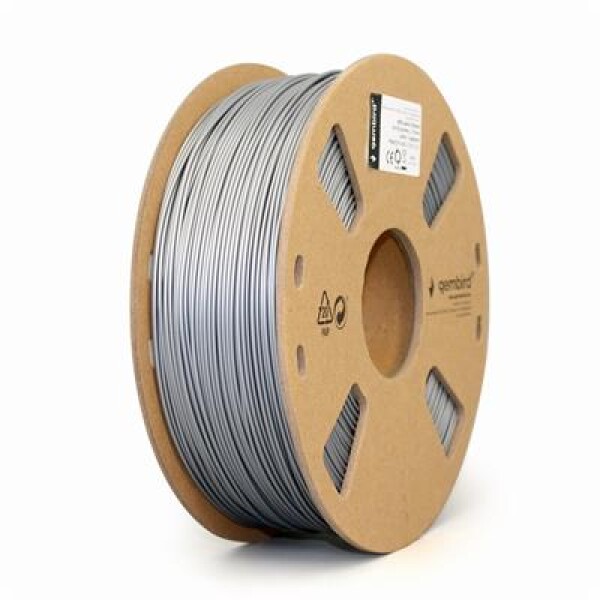 C-TECH GEMBIRD Filament GEMBIRD, ABS, 1,75mm, 1kg, stříbrná