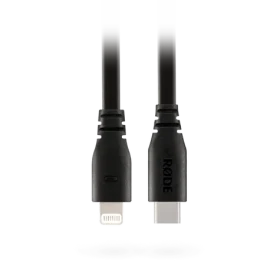 RODE SC19 kabel USB-C na Lightning 1.5m černá / pro připojení USB-C mikrofonů / 1x USB-C (M) / 1x Lightning (M) (698813-007226)