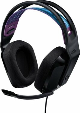 Logitech G335 černá / Herní sluchátka s mikrofonem / pro PC PS4 Xbox One Nintendo Switch / kabel 1.8m (981-000978)