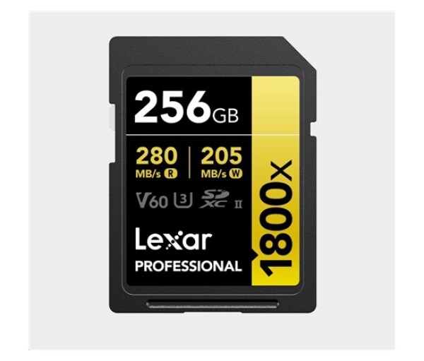 Lexar SDXC Pro 1800x U3 UHS-II R280/W210 (V60) 256GB EDF_1138245