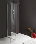 POLYSAN - MODULAR SHOWER stěna k instalaci na zeď, pro připojení otočného panelu, 1200 MS3A-120