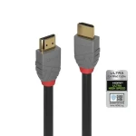 Lindy Anthra Line černá / Kabel HDMI / HDMI 2.1 Ultra High Speed / 48 Gbps / 1 m (36952)