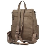 Stylový dámský koženkový kabelko/batoh Trinida new, taupe