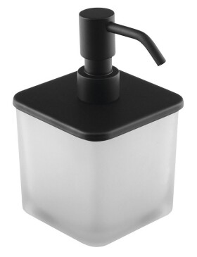 SAPHO - FLORI dávkovač mýdla s pumpičkou, černá mat NDRF019/15
