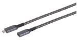 SCONN USB-C prodlužovací kabel textilní / Prodlužovací kabel / USB 3.2 / PD / 0,5 m (14-74003)