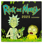 Poznámkový kalendář Rick Morty 2025, 30 30 cm