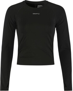 Běžecké tričko CRAFT Hypervent Tight Longsleeve - černé Velikost textilu: S