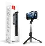 Crong SelfieGo / Selfie tyč / Trojnožka / Bluetooth spoušť / 20-101 cm (CRGSGL1BLK)