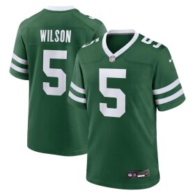 Nike Pánský dres New York Jets NFL Garrett Wilson #5 Game Velikost: S