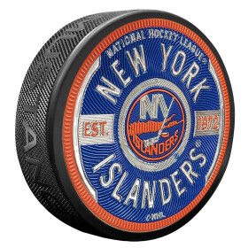 Mustang Puk New York Islanders NHL Gear Puck Design Trimflexx