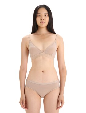Dámská merino podprsenka ICEBREAKER Wmns Siren Bra, Praline velikost: M