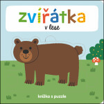 Zvířátka lese Knížka puzzle