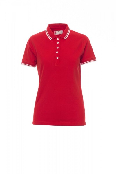 Dámská polokošile Payper SKIPPER Barva: Červená/ Bílá, Velikost: XS (001027002103006XS)