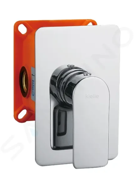 Kielle Baterie pod omítku pro 1 spotřebič, s tělesem, chrom 10218200