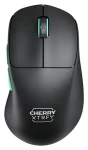 Cherry Xtrfy M64 Wireless černá/tyrkysová / Bezdrátová herní myš / optická / 26000 DPI / 2.4 GHz / 53 g (CX-M64W-BLACK)