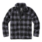 Brandit Bunda Teddyfleece Jacket černá | šedá XL