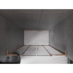MEXEN/S - Velar L Duo posuvné sprchové dveře 160, grafit, měď kartáčovaná 871-160-003-42-65