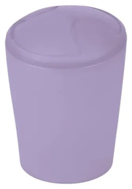 Spirella MOVE výklopný odpadkový koš fialový / plast / 2 l