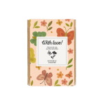 Blossombs Dárková sada divokých květin With Love – 4 ks, růžová barva, papír