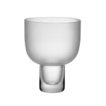 GEJST Skleněná váza Nebl Frosted Small, čirá barva, sklo