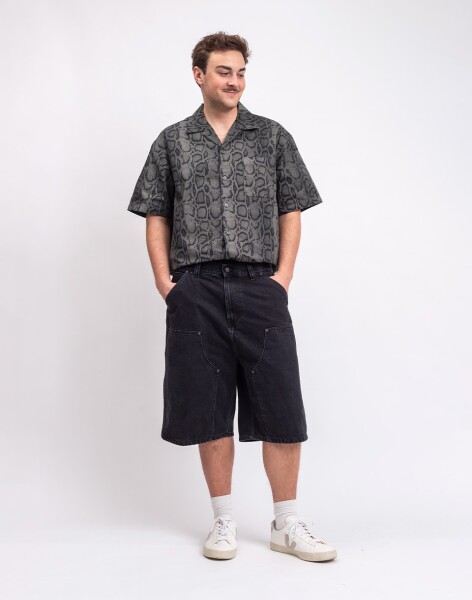 Carhartt WIP OG Double Knee Short Black stone washed L