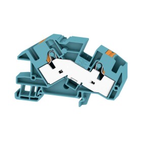 Weidmüller 2668750000 patrová instalační svorka pružinové připojení , konektor modrá 20 ks