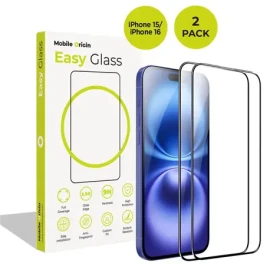 Mobile Origin EasyGlass iPhone 15/iPhone 16 Ochranné sklo / 2 kusy (FRL-EG-i16-2pk)