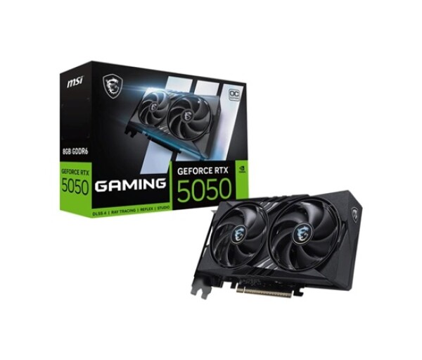 MSI VGA NVIDIA GeForce RTX 5050 8G GAMING OC, RTX 5050, 8GB GDDR6, 3xDP, 1xHDMI EDF_2648740