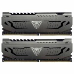 Patriot Viper Steel 16GB (2 x 8) 3600 MHz šedá / DDR4 / CL18 / XMP / NON-ECC / Unbuffered / 1.35 V (PVS416G360C8K)