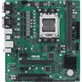 ASUS Pro A620-C-CSM / AMD A620 / sc.AM5 / DDR5 / mATX / 2x sloty RAM / USB-C / HDMI (90MB1F80-M0EAYC)