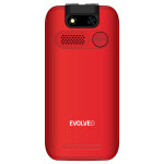 EVOLVEO EasyPhone EB + stojánek červená / 2.4" / 0,3 MP / SOS / microSDHC (EP-850-EBR)